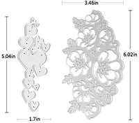 Plantillas de metal con diseño de corona de árbol de Navidad, herramienta de repujado para álbumes, tarjetas de papel, álbumes de recortes, manualidades (ramas de árbol y pino) - Arteztik
