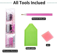 Kit de pintura NEILDEN 5D de diamantes, para adultos, para trabajos manuales, pintura de bordado con diamantes de imitación, pintura de punto de cruz, manualidades para decorar la pared del hogar, 30x40 cm - Arteztik
