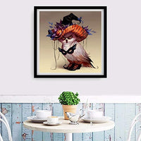 Halloween Decorations DIY 5D Diamond Painting by Number Kits Full Drill Rhinestone Pictures Painting Arts Craft for Home Wall Decor (12” x 10”,Halloween Pumpkin) - Arteztik
