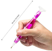 Bolígrafo de resina pintado a mano con diamantes, bordado de diamantes 5D bricolaje, hecho a mano, bolígrafo perforador de diamantes de fantasía, herramienta para coser y arte de uñas - Arteztik
