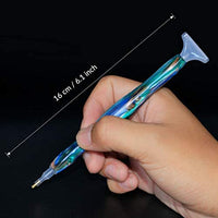Bolígrafo de resina pintado a mano con diamantes, bordado de diamantes 5D bricolaje, hecho a mano, bolígrafo perforador de diamantes de fantasía, herramienta para coser y arte de uñas - Arteztik
