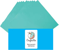 Craftables Hojas de vinilo adhesivo permanente de 12 x 12 pulgadas - Arteztik
