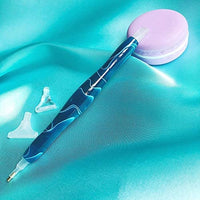 Bolígrafo de resina pintado a mano con diamantes, bordado de diamantes 5D bricolaje, hecho a mano, bolígrafo perforador de diamantes de fantasía, herramienta para coser y arte de uñas - Arteztik
