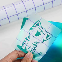 TECKWRAP Vinilo brillante holográfico de arcoíris y oro rosa cromado, 1 pies x 5 pies - Arteztik
