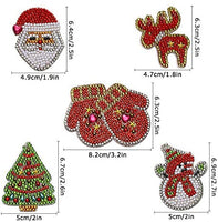 Soleebee 5 piezas DIY 5D completo taladro diamante pintura llavero por número Kit mosaico hacer doble cara taladro colgante cristal Rhinestones llavero bolsa regalo (mariposa) - Arteztik
