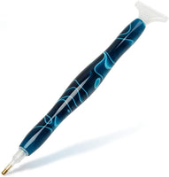 Bolígrafo de resina pintado a mano con diamantes, bordado de diamantes 5D bricolaje, hecho a mano, bolígrafo perforador de diamantes de fantasía, herramienta para coser y arte de uñas - Arteztik
