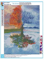 Kit de pintura NEILDEN 5D de diamantes, para adultos, para trabajos manuales, pintura de bordado con diamantes de imitación, pintura de punto de cruz, manualidades para decorar la pared del hogar, 30x40 cm - Arteztik
