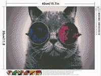 Halloween Decorations DIY 5D Diamond Painting by Number Kits Full Drill Rhinestone Pictures Painting Arts Craft for Home Wall Decor (12” x 10”,Halloween Pumpkin) - Arteztik
